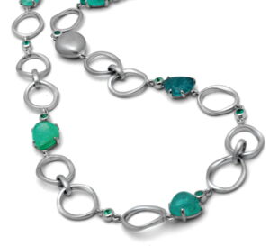 Hals-Collier mit Paraiba Turmalin